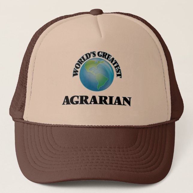Casquette Plus grand agraire du monde (Devant)