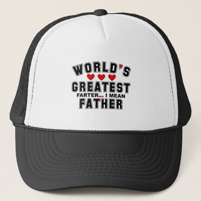 Casquette plus grand plus loin du monde je veux dire père 20 (Devant)