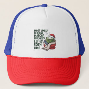 Casquette Plus susceptible de boire du Matcha et de regarder