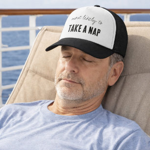 Casquette Plus susceptible de faire une sieste Funny Cruise