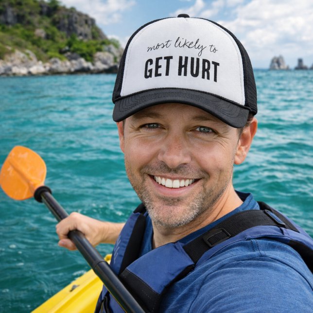 Casquette Plus susceptible de se blesser Funny Cruise (Perfect hat for the accident prone one of the group)