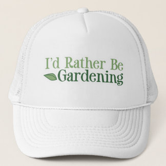 Casquette Plutôt être jardinage (feuille)