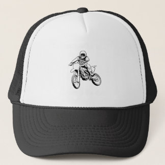 Casquette Plutôt joue dans la saleté (noir/blanc)