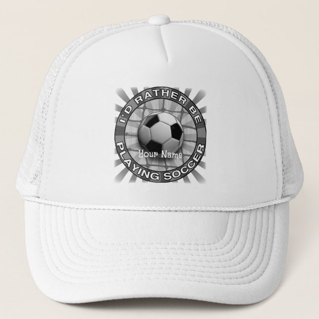 Casquette Plutôt jouer au football (Devant)
