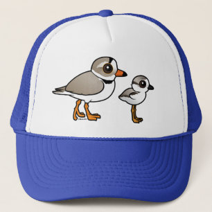 Casquette Pluvier sifflant avec le poussin