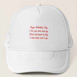 Casquette Poème de la Saint Valentin
