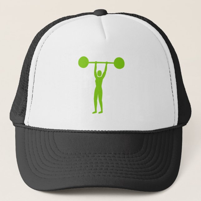 Casquette Poids Lifting 02 - Martian Green (Devant)