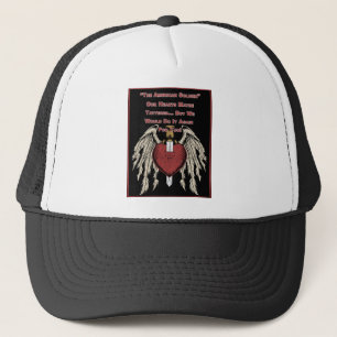 Casquette Poignant American Soldier Tattered Hearts