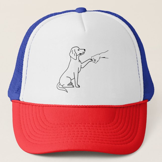 Casquette  Poignée de main Beagle | Cadeau pour amateur de c (Devant)
