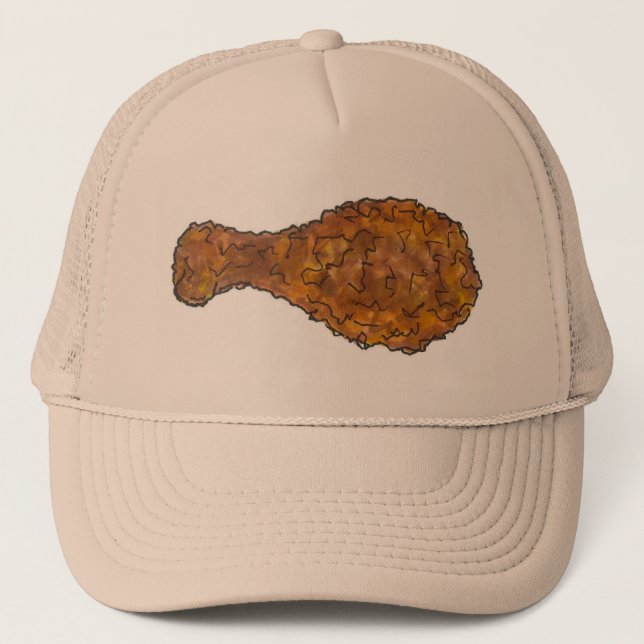 Casquette Poignée de poulet frit Canne à tambour Soul Alimen (Devant)