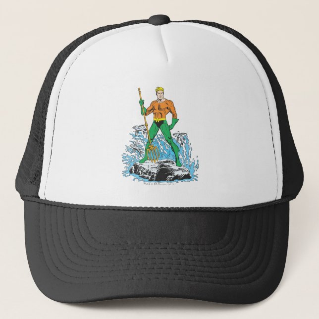 Casquette Poignées Aquaman avec Pitchfork (Devant)