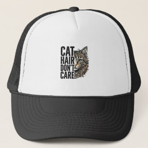 Casquette Poils de Chat N'ont Aucune Importance Gravure Vint