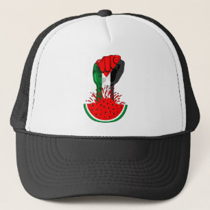 Casquette Poing de résistance palestinienne sur le symbole d