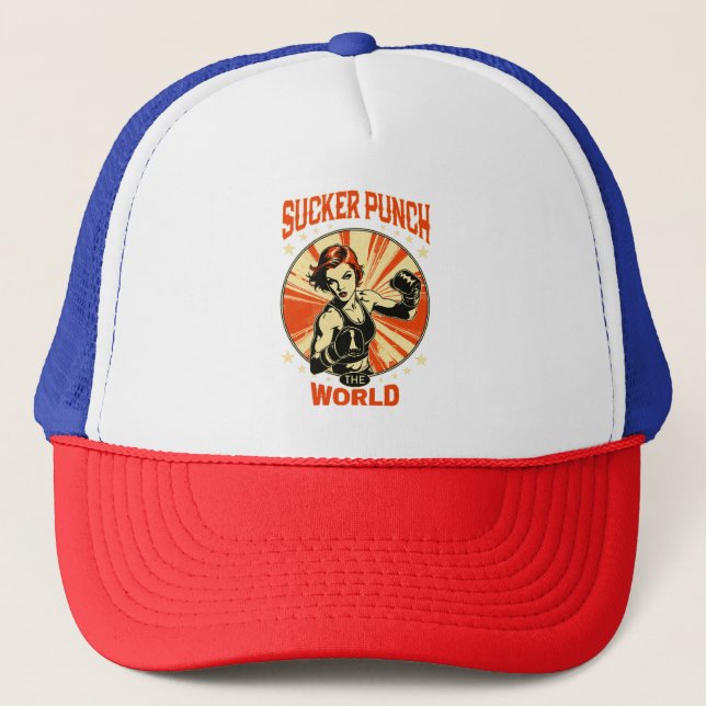 Casquette Poing de succionner le Monde (Devant)
