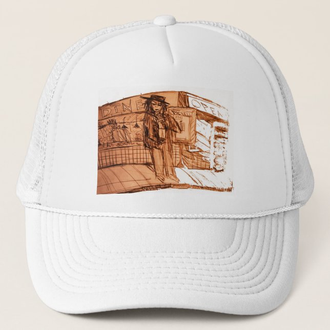 CASQUETTE POINT DE COMMUNICATION BLANC (Devant)