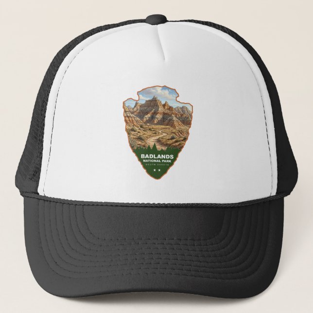Casquette Pointe de flèche du parc national de Badlands (Devant)