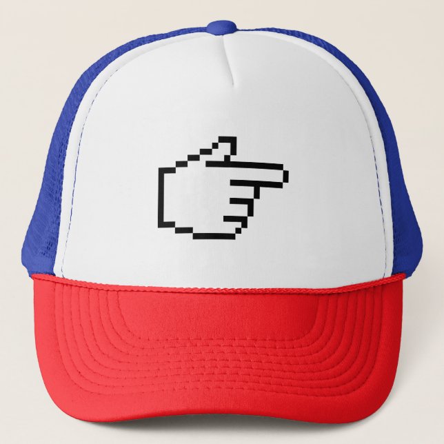 CASQUETTE POINTEUR À MAIN / CURSEUR À SOURIS (Devant)
