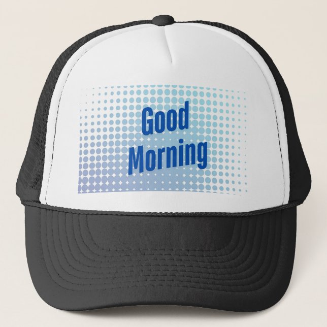 Casquette Points Bleus du bon matin (Devant)