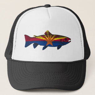 Casquette Poisson Arizona Drapeau truite