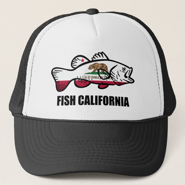 Casquette Poisson Bar de Californie (Devant)