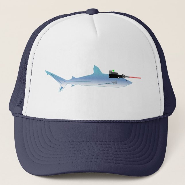 Casquette Poissons d'arme à feu de laser (Devant)