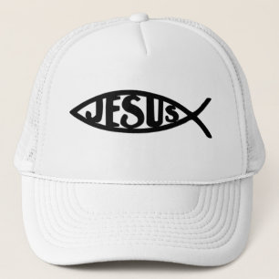 Casquette Poissons de Jésus (noir de casquette)