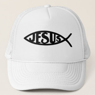 Casquette Poissons de Jésus (noir de casquette)