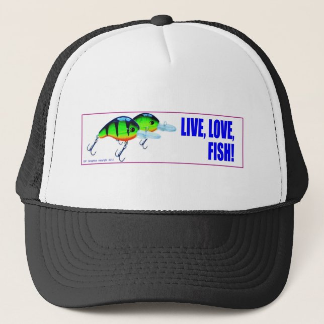 Casquette Poissons vivants d'amour (Devant)