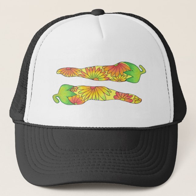 Casquette Poivrons jaunes longs (Devant)