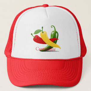 Casquette Poivrons verts rouges chili Thunder_Cove
