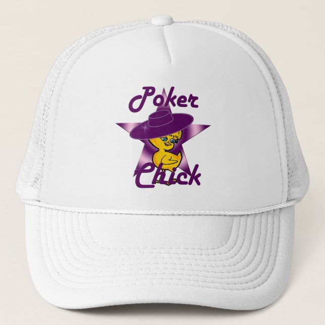 Casquette Poker Chick #9 (Devant)