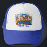 Casquette Poker Face Deer<br><div class="desc">Cute Poker Face Deer jouer au poker</div>