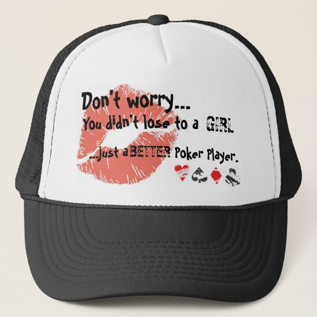 Casquette pokergirl (Devant)