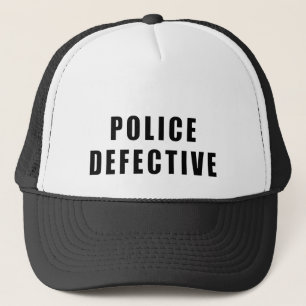Casquette Police défectueuse - oh là là !