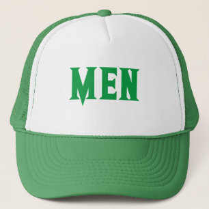 Casquette Police gigantesque texte personnalisé homme blanc 