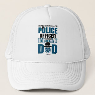 Casquette Police papa Application de la loi FÊTE DES PÈR