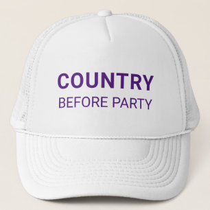 Casquette Politique du pays avant le parti