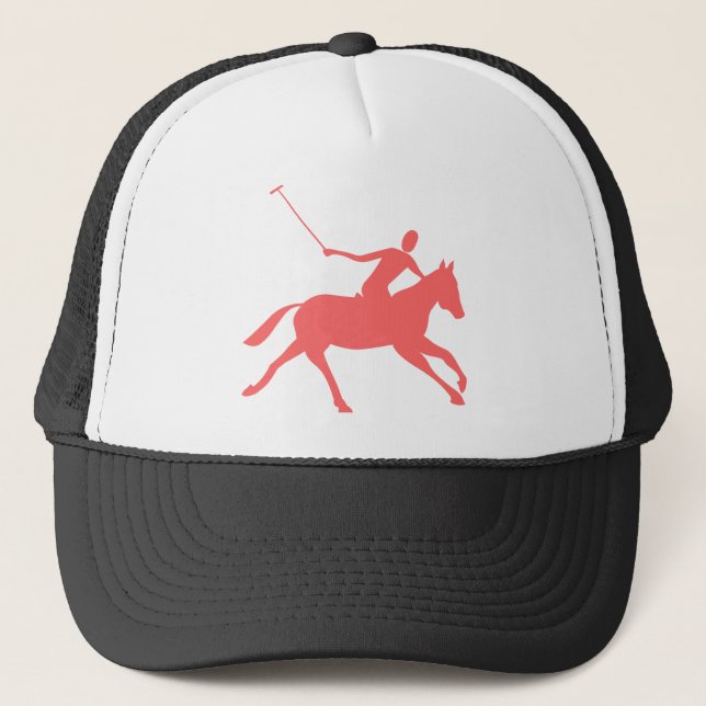 Casquette Polo - rose tropicale (Devant)
