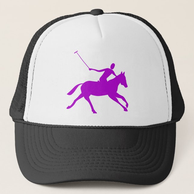 Casquette Polo - Violet (Devant)
