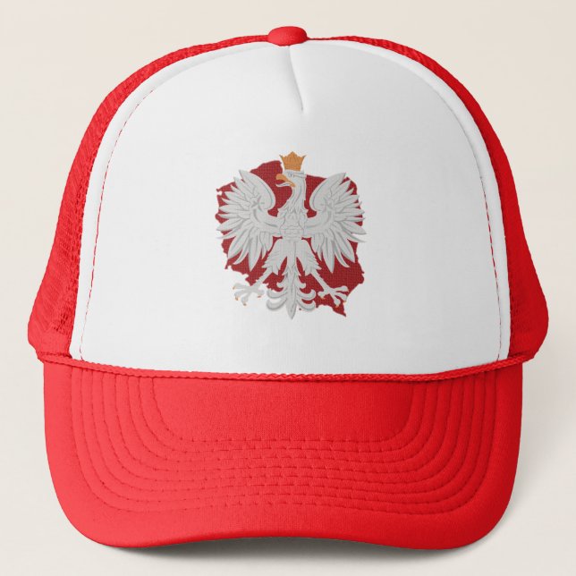 Casquette polonais d'Eagle Pologne (Devant)