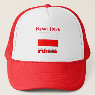 Casquette Polska et Drapeau Polonais Personnalisés