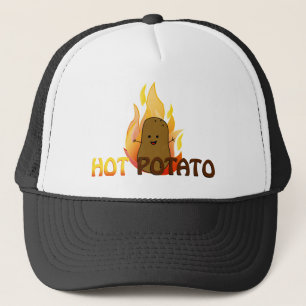 Casquette Pomme de terre chaude, nourriture amusante