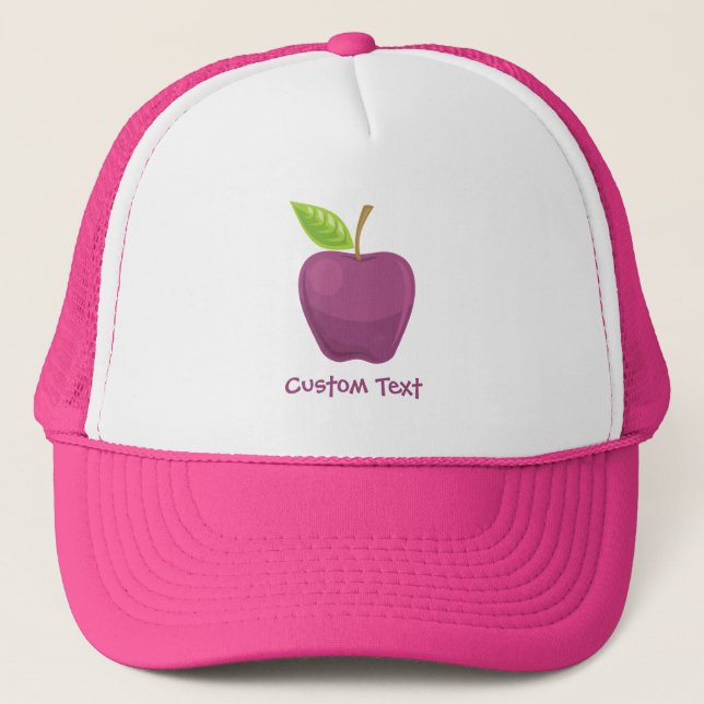 Casquette Pomme Violet (Devant)