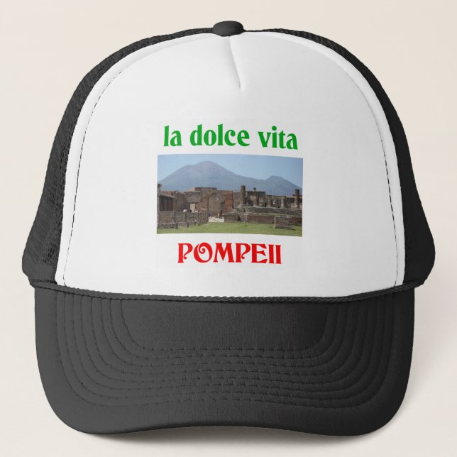 Casquette Pompeii Italie (Devant)