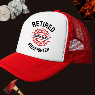Casquette Pompier retraité personnalisé