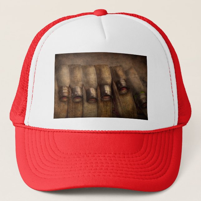 Casquette Pompier - tuyau - équipement très important (Devant)