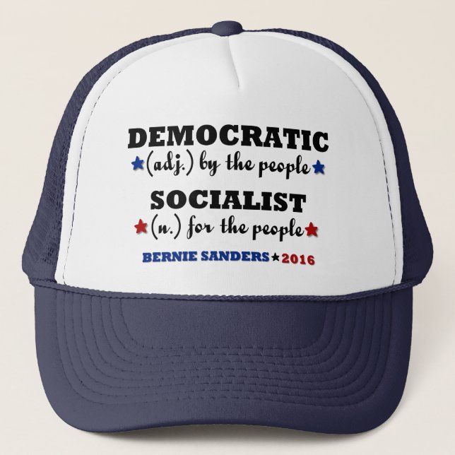Casquette Ponceuses socialistes Democratic de Bernie (Devant)
