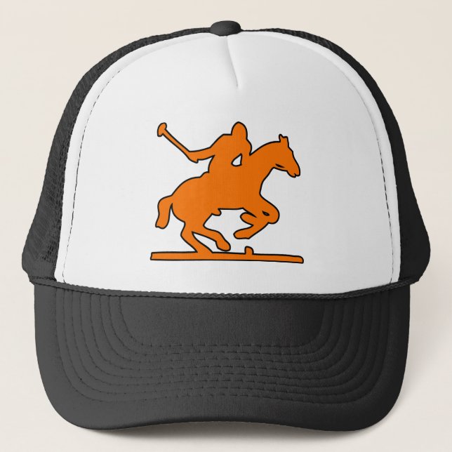 Casquette Poneys britanniques de silhouette de joueur de (Devant)
