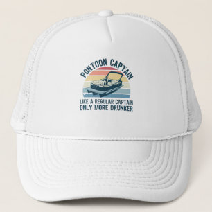 Casquette Ponton Capitaine plus Drunker Funny Cadeau
