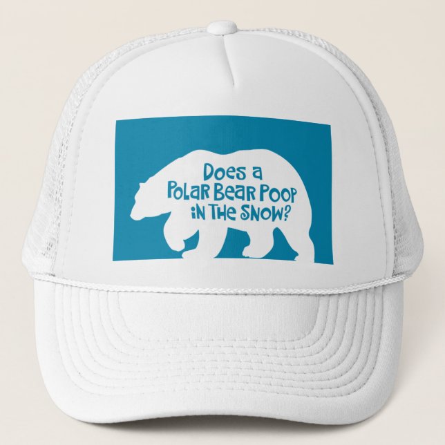 Casquette Poop d'ours polaire (Devant)